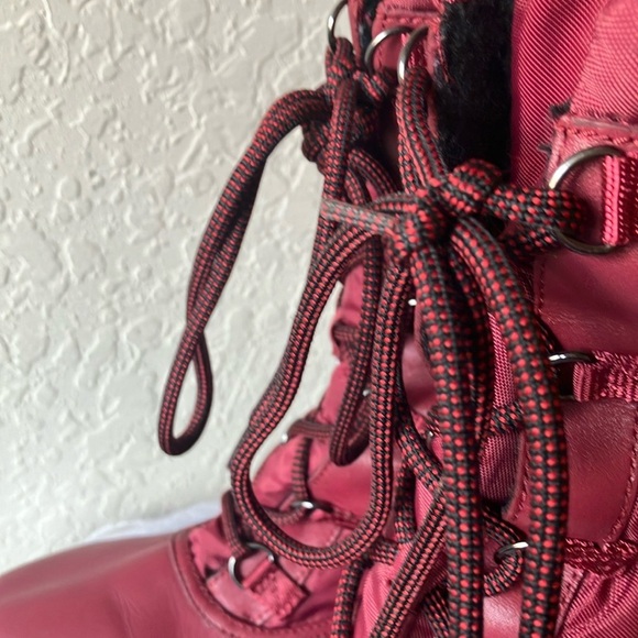 Coach: Sage (A9177) Red Winter Boots- 8 - Picture 11 of 16